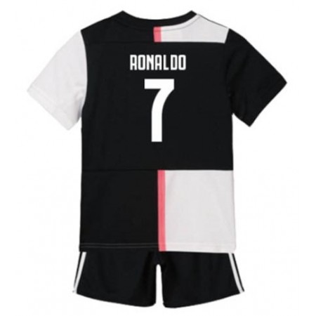 Billiga Fotbollströjor Juventus Cristiano Ronaldo 7 Barn Hemma tröja 2019/20 Kortärmad